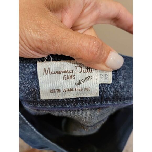 Massimo Dutti Women's Full Leg Button Fly Jeans Size 42/32 - Picture 7 of 10